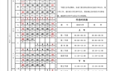 2017-2018學年度第一學期校歷