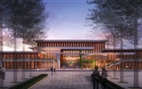 我院一期擴(kuò)建項(xiàng)目大學(xué)生活動(dòng)中心、2棟學(xué)生公寓樓建設(shè)完成主體封頂