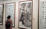 我院師生到武威市博物館參觀“絲路情·長(zhǎng)城魂 河西五市書(shū)畫(huà)聯(lián)展”